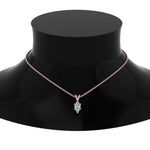 Load image into Gallery viewer, Marquise Lab Diamond Solitaire Pendant For Women 14K Gold

