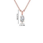 Load image into Gallery viewer, Marquise Lab Diamond Solitaire Pendant For Women 14K Gold

