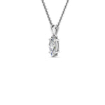 Load image into Gallery viewer, Marquise Lab Diamond Solitaire Pendant For Women 14K Gold
