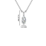Load image into Gallery viewer, Marquise Lab Diamond Solitaire Pendant For Women 14K Gold
