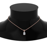 Load image into Gallery viewer, Pear Lab Diamond Solitaire Pendant For Women 14K Gold
