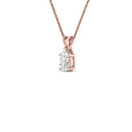 Load image into Gallery viewer, Pear Lab Diamond Solitaire Pendant For Women 14K Gold

