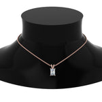 Load image into Gallery viewer, 0.25 Ctw To 1 Ctw Radiant Lab Diamond Solitaire Pendant For Women 14K Gold
