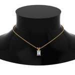 Load image into Gallery viewer, 0.25 Ctw To 1 Ctw Radiant Lab Diamond Solitaire Pendant For Women 14K Gold
