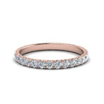 Load image into Gallery viewer, 0.25 - 5 Carat Round Cut Lab Grown Eternity Wedding Band For Women 14k Gold
