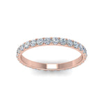 Load image into Gallery viewer, 0.25 - 5 Carat Round Cut Lab Grown Eternity Wedding Band For Women 14k Gold
