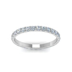 Load image into Gallery viewer, 0.25 - 5 Carat Round Cut Lab Grown Eternity Wedding Band For Women 14k Gold
