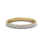 Load image into Gallery viewer, 0.25 - 5 Carat Round Cut Lab Grown Eternity Wedding Band For Women 14k Gold

