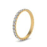 Load image into Gallery viewer, 0.25 - 5 Carat Round Cut Lab Grown Eternity Wedding Band For Women 14k Gold
