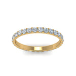 Load image into Gallery viewer, 0.25 - 5 Carat Round Cut Lab Grown Eternity Wedding Band For Women 14k Gold
