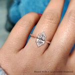 Load image into Gallery viewer, Lab Diamond Under Halo Engagement Ring 14K Gold
