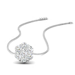Load image into Gallery viewer, 1 Carat 7 Stone Flower Lab Diamond Pendant 14K Gold
