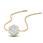 Load image into Gallery viewer, 1 Carat 7 Stone Flower Lab Diamond Pendant 14K Gold
