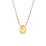 Load image into Gallery viewer, 1-carat-bezel-pear-water-drop-vivid-yellow-solitaire-pendant-in-rose-gold-fdpd10538pegvyellowangle1-1.00ct-nl-rg_fcce1298-48e8-40ec-aa8f-6a3a6b4bddec.jpg?v=1787819661