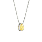 Load image into Gallery viewer, 1-carat-bezel-pear-water-drop-vivid-yellow-solitaire-pendant-in-white-gold-fdpd10538pegvyellowangle3-1.00ct-nl-wg.jpg?v=1787819662