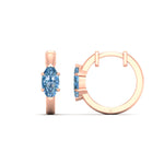 Load image into Gallery viewer, 1-carat-blue-lab-grown-diamond-marquise-cut-huggie-hoop-earrings-in-rose-gold-fdear11842mqgvblueangle3-1.00ct-nl-rg.jpg?v=1792994450
