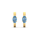 Load image into Gallery viewer, 1-carat-blue-lab-grown-diamond-marquise-cut-huggie-hoop-earrings-in-yellow-gold-fdear11842mqgvblueangle2-1.00ct-nl-yg.jpg?v=1792994449