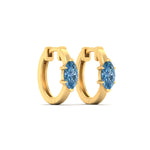 Load image into Gallery viewer, 1-carat-blue-lab-grown-diamond-marquise-cut-huggie-hoop-earrings-in-yellow-gold-fdear11842mqgvblueangle4-1.00ct-nl-yg.jpg?v=1792994450