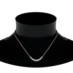 Load image into Gallery viewer, 1 Ctw Lab Diamond Graduated Smile Necklace
