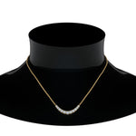Load image into Gallery viewer, 1 Ctw Lab Diamond Graduated Smile Necklace
