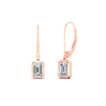 Load image into Gallery viewer, 1-carat-emerald-cut-bezel-diamond-leverback-earrings-in-rose-gold-fdear11736emangle4-1.00ct-nl-rg.jpg