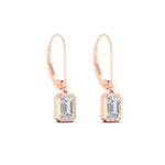 Load image into Gallery viewer, 1-carat-emerald-cut-bezel-diamond-leverback-earrings-in-rose-gold-fdear11736emangle5-1.00ct-nl-rg.jpg