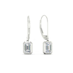 Load image into Gallery viewer, 1-carat-emerald-cut-bezel-diamond-leverback-earrings-in-white-gold-fdear11736emangle1-1.00ct-nl-wg.jpg