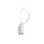 Load image into Gallery viewer, 1-carat-emerald-cut-bezel-diamond-leverback-earrings-in-white-gold-fdear11736emangle6-1.00ct-nl-wg.jpg