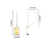 Load image into Gallery viewer, 1-carat-emerald-cut-bezel-vivid-yellow-leverback-earrings-in-white-gold-fdear11736emgvyellowangle3-1.00ct-nl-wg-hw.jpg
