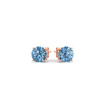 Load image into Gallery viewer, 1-carat-fancy-color-lab-grown-round-vivid-blue-stud-earrings-in-rose-gold-fdear10411rogvblueangle3-1.00ct-nl-rg.jpg?v=1786968026