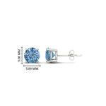 Load image into Gallery viewer, 1-carat-fancy-color-lab-grown-round-vivid-blue-stud-earrings-in-white-gold-fdear10411rogvblueangle2-1.00ct-nl-wg-hw.jpg?v=1786968026