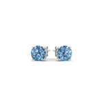 Load image into Gallery viewer, 1-carat-fancy-color-lab-grown-round-vivid-blue-stud-earrings-in-white-gold-fdear10411rogvblueangle3-1.00ct-nl-wg.jpg?v=1786968027