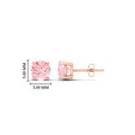 Load image into Gallery viewer, Fancy Lab Colored Diamond Round Cut Stud Earring