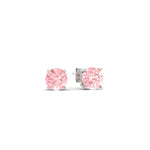 Load image into Gallery viewer, Fancy Lab Colored Diamond Round Cut Stud Earring