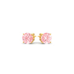 Load image into Gallery viewer, Fancy Lab Colored Diamond Round Cut Stud Earring