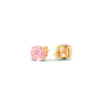 Load image into Gallery viewer, Fancy Lab Colored Diamond Round Cut Stud Earring