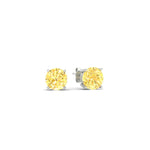 Load image into Gallery viewer, 1-carat-fancy-color-lab-grown-round-vivid-yellow-stud-earrings-in-white-gold-fdear10411rogvyellowangle1-1.00ct-nl-wg.jpg?v=1786968026