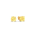 Load image into Gallery viewer, 1-carat-fancy-color-lab-grown-round-vivid-yellow-stud-earrings-in-yellow-gold-fdear10411rogvyellowangle1-1.00ct-nl-yg.jpg?v=1786968027