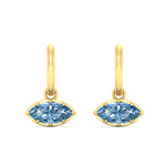 Load image into Gallery viewer, 1-carat-marquise-vivid-blue-dangling-huggie-earrings-for-women-in-yellow-gold-fdear11725gvblueangle2-1.00ct-nl-yg.jpg?v=1788429092
