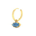 Load image into Gallery viewer, 1-carat-marquise-vivid-blue-dangling-huggie-earrings-for-women-in-yellow-gold-fdear11725gvblueangle6-1.00ct-nl-yg.jpg?v=1788429091