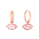 Load image into Gallery viewer, 1-carat-marquise-vivid-pink-dangling-huggie-earrings-for-women-in-rose-gold-fdear11725gvpinkangle1-1.00ct-nl-rg.jpg?v=1788429092