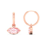 Load image into Gallery viewer, 1-carat-marquise-vivid-pink-dangling-huggie-earrings-for-women-in-rose-gold-fdear11725gvpinkangle3-1.00ct-nl-rg.jpg?v=1788429093