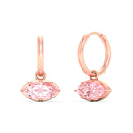 Load image into Gallery viewer, 1-carat-marquise-vivid-pink-dangling-huggie-earrings-for-women-in-rose-gold-fdear11725gvpinkangle4-1.00ct-nl-rg.jpg?v=1788429092