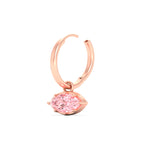 Load image into Gallery viewer, 1-carat-marquise-vivid-pink-dangling-huggie-earrings-for-women-in-rose-gold-fdear11725gvpinkangle6-1.00ct-nl-rg.jpg?v=1788429093