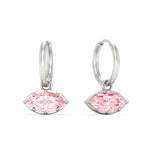 Load image into Gallery viewer, 1-carat-marquise-vivid-pink-dangling-huggie-earrings-for-women-in-white-gold-fdear11725gvpinkangle1-1.00ct-nl-wg.jpg?v=1788429092