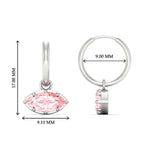 Load image into Gallery viewer, 1-carat-marquise-vivid-pink-dangling-huggie-earrings-for-women-in-white-gold-fdear11725gvpinkangle3-1.00ct-nl-wg-hw.jpg?v=1788429092
