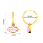 Load image into Gallery viewer, 1-carat-marquise-vivid-pink-dangling-huggie-earrings-for-women-in-yellow-gold-fdear11725gvpinkangle3-1.00ct-nl-yg-hw.jpg?v=1788429093