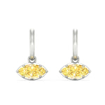 Load image into Gallery viewer, 1-carat-marquise-vivid-yellow-dangling-huggie-earrings-for-women-in-white-gold-fdear11725gvyellowangle2-1.00ct-nl-wg.jpg?v=1788429092