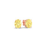 Load image into Gallery viewer, 1-carat-oval-cut-vivid-yellow-diamond-stud-earrings-in-rose-gold-fdear10411ovgvyellowangle1-1.00ct-nl-rg.jpg
