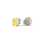 Load image into Gallery viewer, 1-carat-oval-cut-vivid-yellow-diamond-stud-earrings-in-white-gold-fdear10411ovgvyellowangle4-1.00ct-nl-wg.jpg